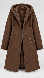 Casaco Feminino com Forro Fleece e Capuz Astrid
