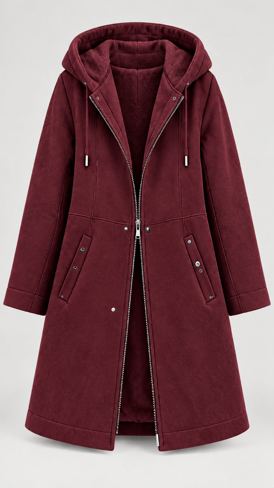 Casaco Feminino com Forro Fleece e Capuz Astrid