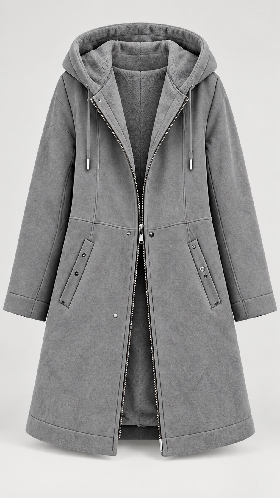 Casaco Feminino com Forro Fleece e Capuz Astrid