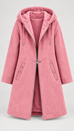 Casaco Feminino com Forro Fleece e Capuz Astrid
