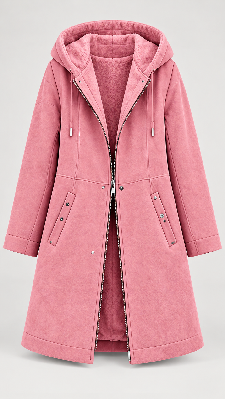Casaco Feminino com Forro Fleece e Capuz Astrid