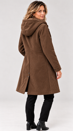 Casaco Feminino com Forro Fleece e Capuz Astrid
