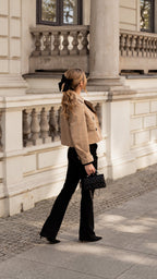 Jaqueta Trench Feminina Curta Elvara
