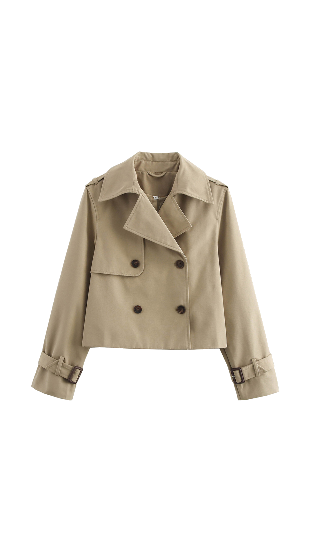 Jaqueta Trench Feminina Curta Elvara