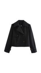 Jaqueta Trench Feminina Curta Elvara