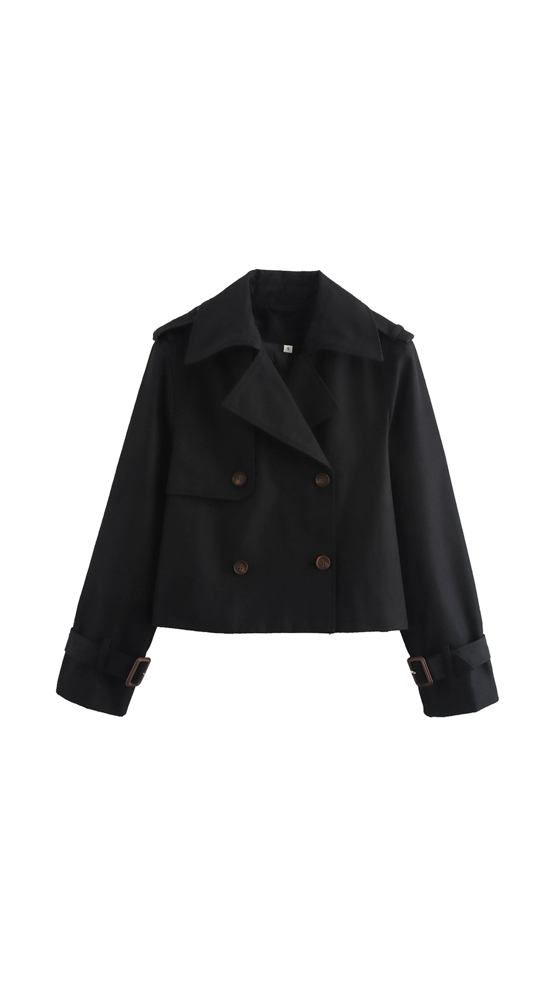 Jaqueta Trench Feminina Curta Elvara