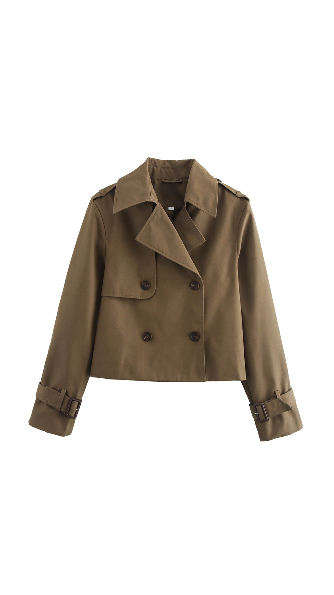 Jaqueta Trench Feminina Curta Elvara