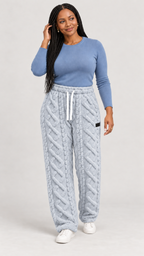 Alina Loungehose in Cinza – movimento