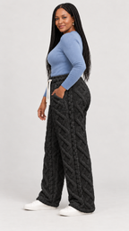 Alina Loungehose in Preto – lateral