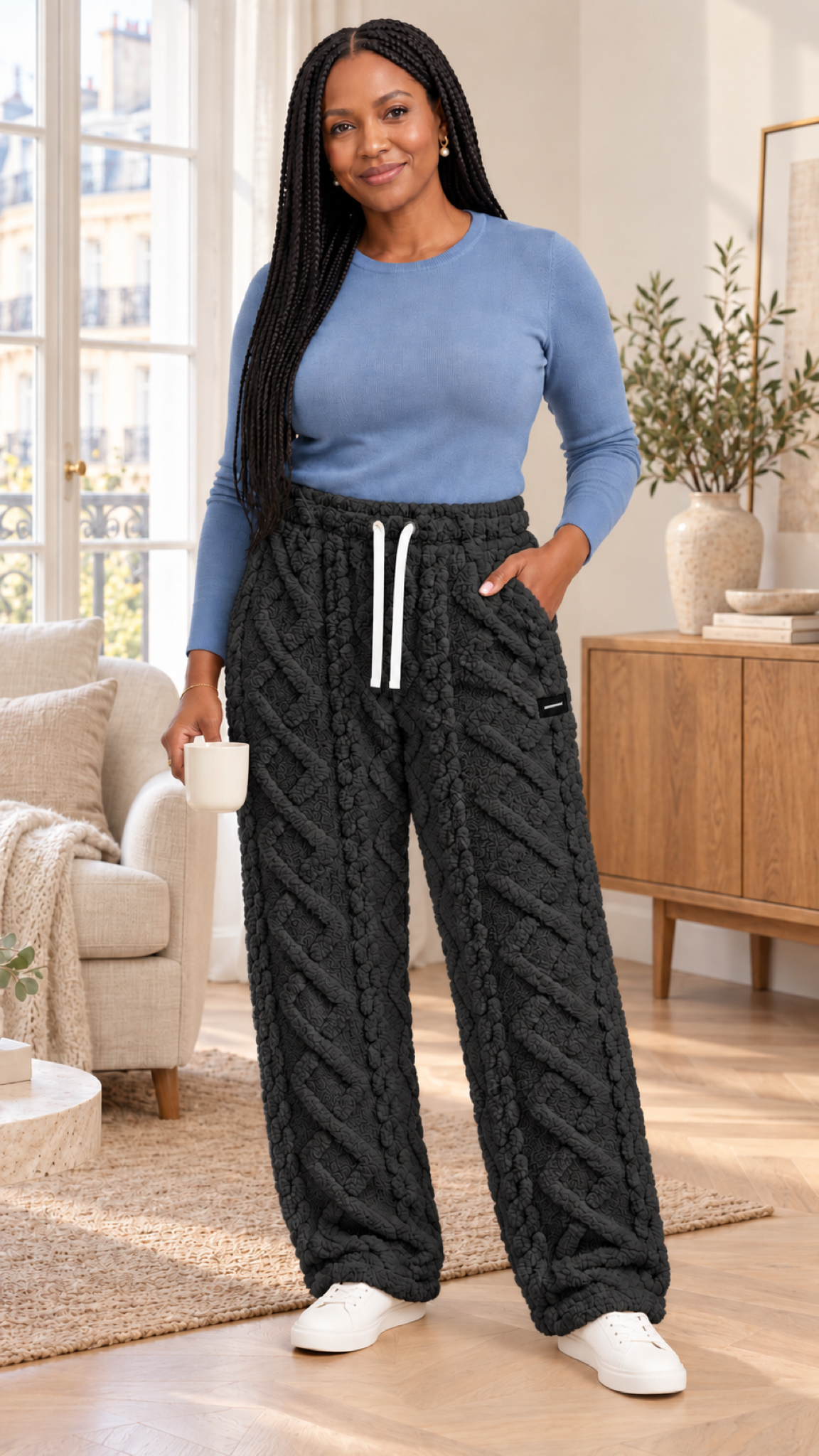 Alina Loungehose in Preto – interior