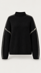Alma – Pretoer Oversizepullover, Vista do produto