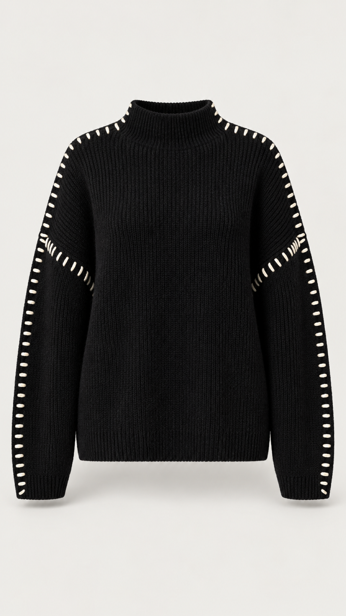Alma – Pretoer Oversizepullover, Vista do produto
