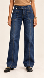Amelie Stretch-Jeans – Azul-escuro – Vista 7