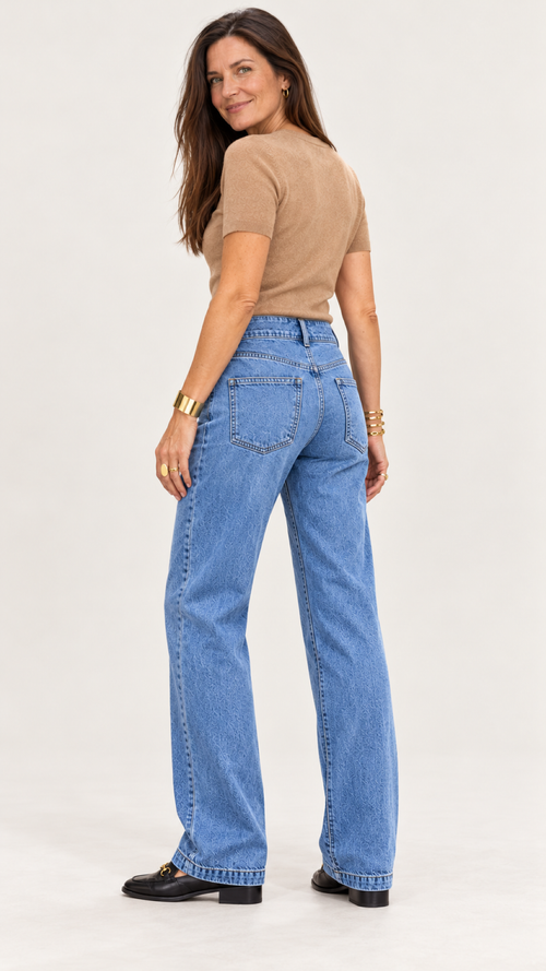 Amelie Stretch-Jeans – Azul-médio – Vista 3