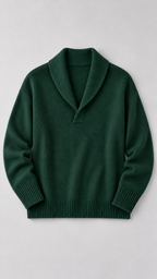 Genevra – Verde-florestaer Strickpullover, Vista do produto