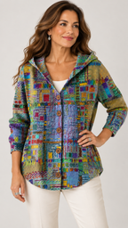 Halcyon Patchwork-Cardigã Colorido – 01-principal