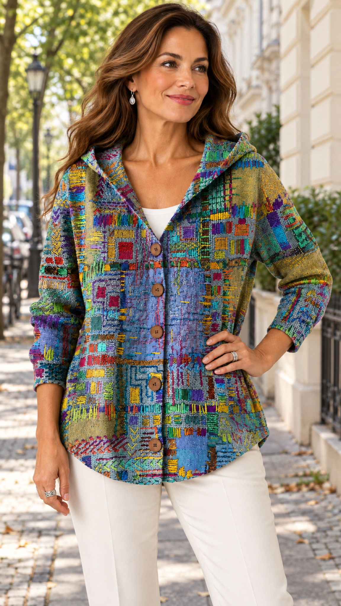 Halcyon Patchwork-Cardigã Colorido – 02-europa