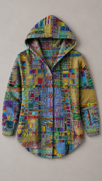 Halcyon Patchwork-Cardigã Colorido – 06-produto