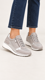 Sneaker mit Keilsohle – Cinza – Vista 3