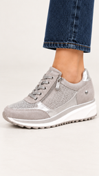 Sneaker mit Keilsohle – Cinza – Vista 4