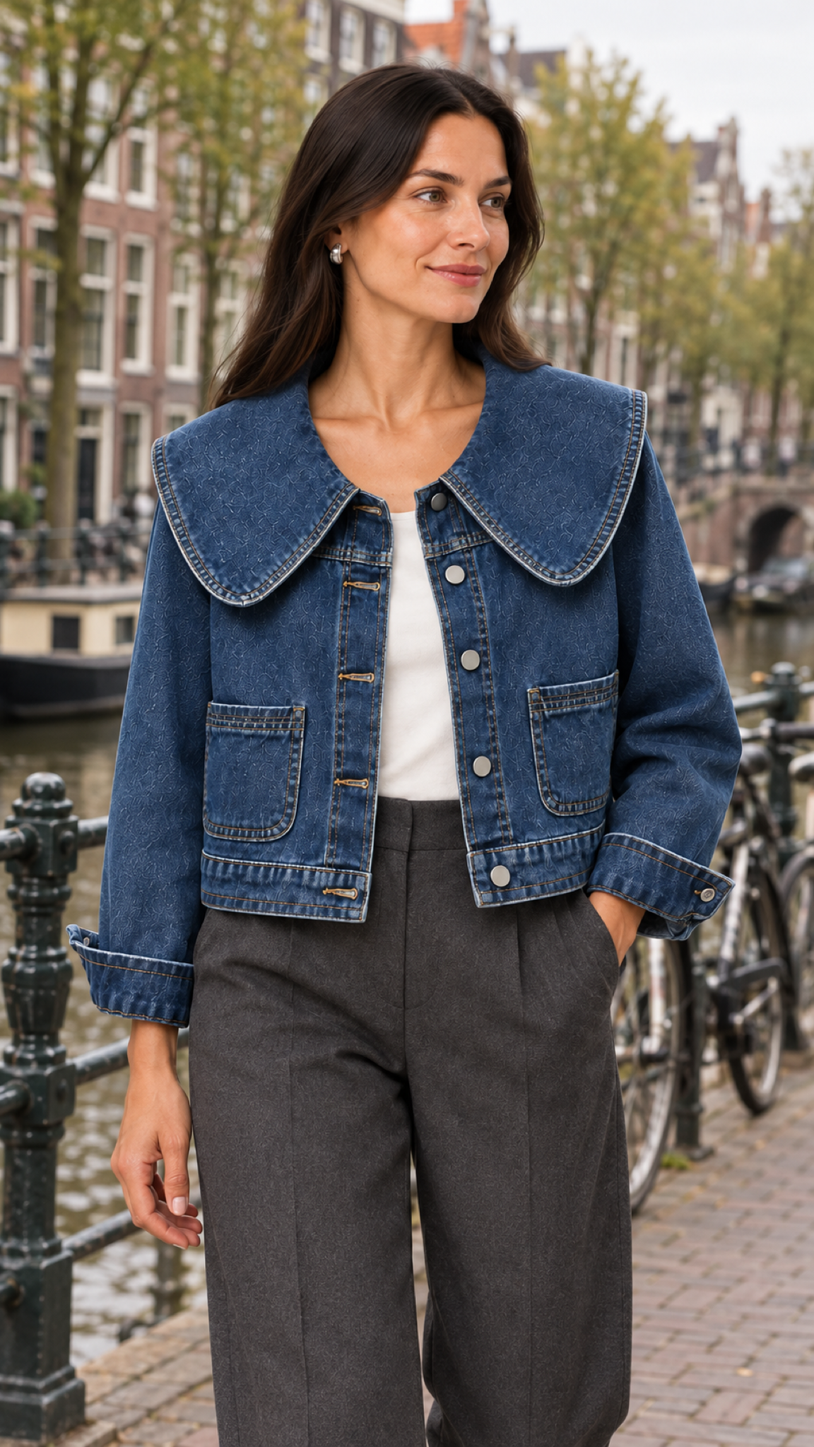 Minea Jeansjacke in Azul – 02-amsterda