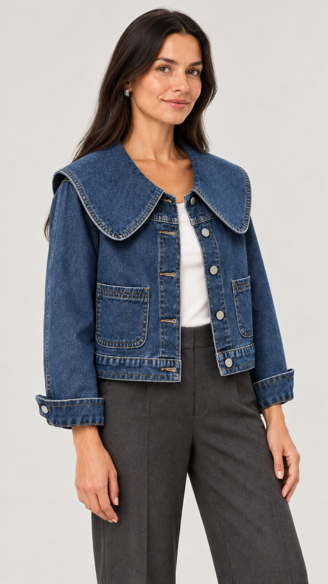 Minea Jeansjacke in Azul – 03-lateral