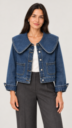 Minea Jeansjacke in Azul – 04-detalhe