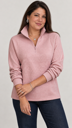Vilja Suéter in Rosa-claro – capa