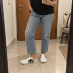 Mule feminino Lia — branco espelho casa